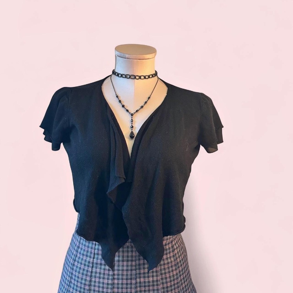 Reitmans Ruffle Front Blouse | Whimsigoth‎ Fairy Grunge